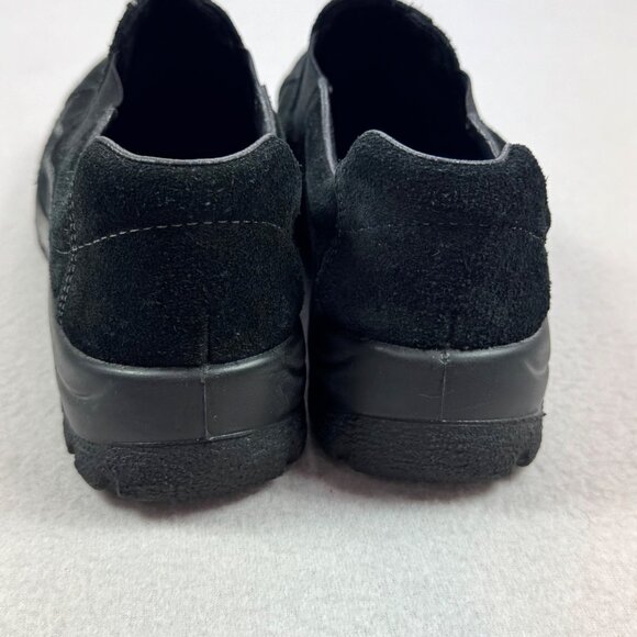 Rieker Womens Black SlipOn Shoes Antistress EU 40  US 9 Antistress Leather Clogs - Picture 3 of 15